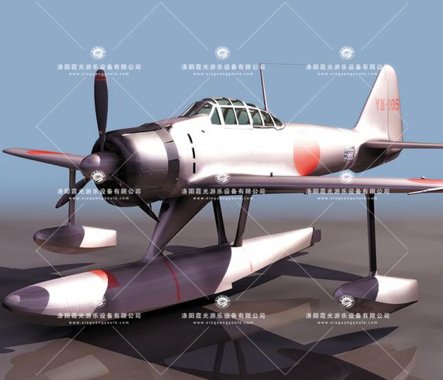 东河镇3D模型飞机_